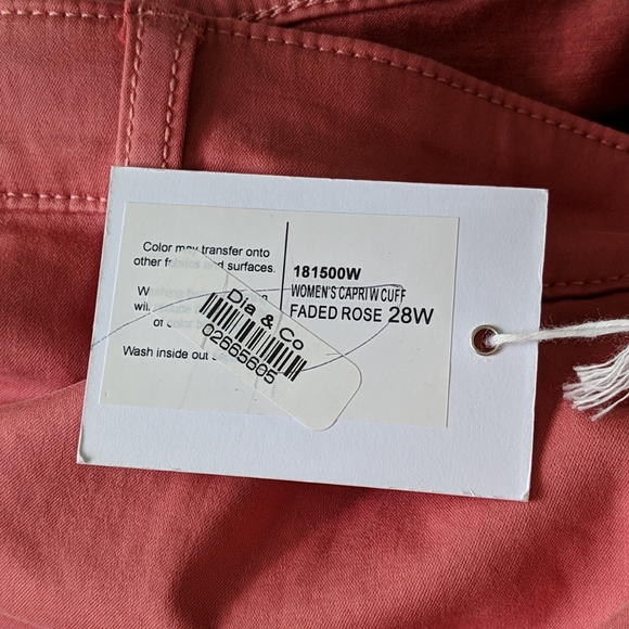 Denim Six straight leg mauve pants - Picture 5 of 6